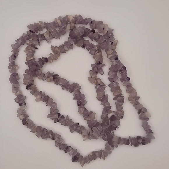Amethyst Chip Necklace - Picture 1 of 4